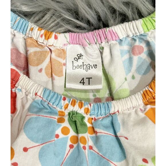 Beehave Multi-Color Floral Dress 4T - Picture 3 of 3